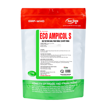 ECO AMPICOL S - Special treatment for green feces, white feces, and septicemia.