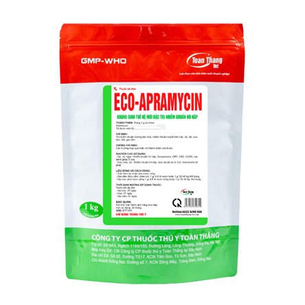 ECO - APRAMYCIN - New generation antibiotic, specifically treats respiratory infections