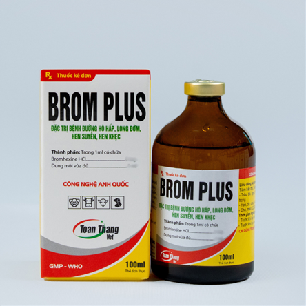 BROM PLUS - Special treatment for respiratory diseases, expectorant, asthma, wheezing