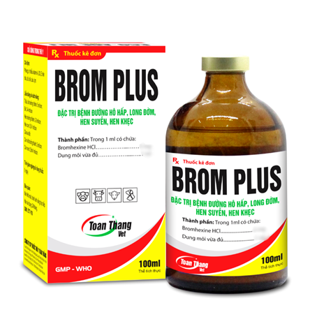BROM PLUS - Special treatment for respiratory diseases, expectorant, asthma, wheezing