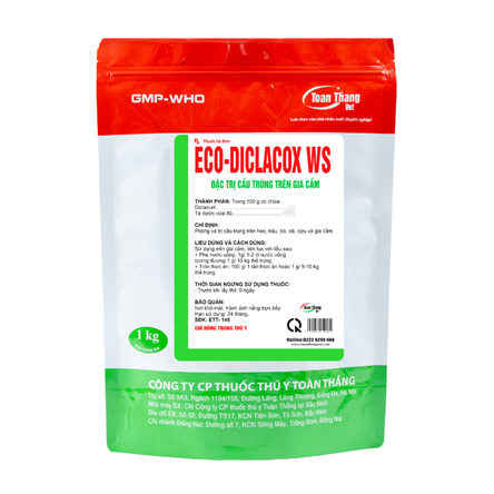 ECO - DICLACOX WS - Special treatment for coccidiosis in poultry.