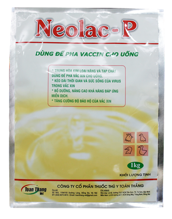 NEOLAC - P - Dùng để pha Vaccine cho uống.