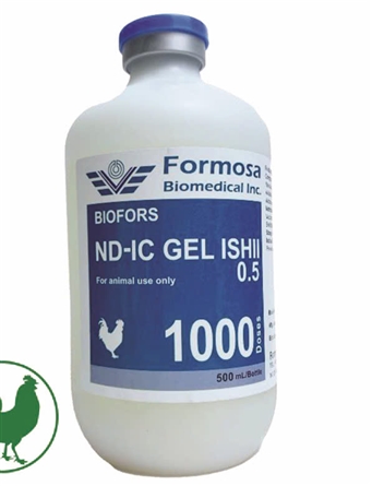 BIO-FORS ND-IC GEL ISHII0.5 - Vắc xin vô hoạt, nhũ dầu phòng bệnh Newcastle và Coryza trên gia cầm.