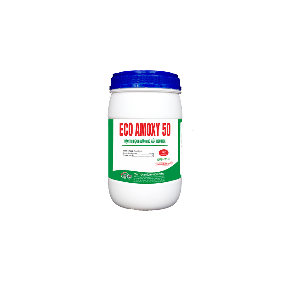 Eco Amoxy 50 - Đặc trị bệnh đường hô hấp, tiêu hóa