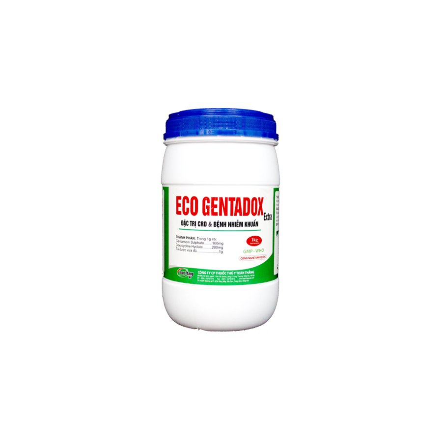 Eco Gentadox Extra- Đặc trị crd và bệnh nhiễm khuẩn