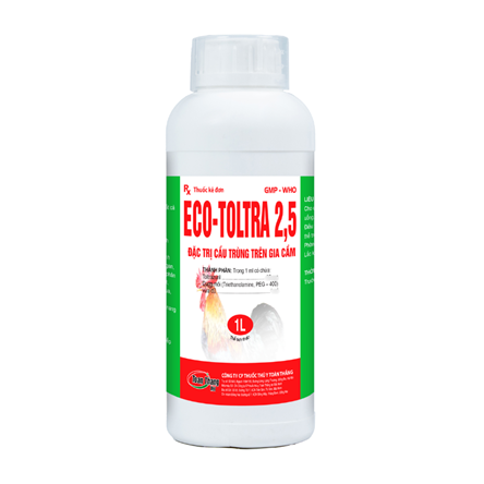 Eco Toltra 2,5 - Đặc trị cầu trùng trên gia cầm