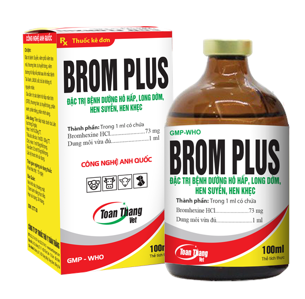 BROM PLUS - Special treatment for respiratory diseases, expectorant, asthma, wheezing