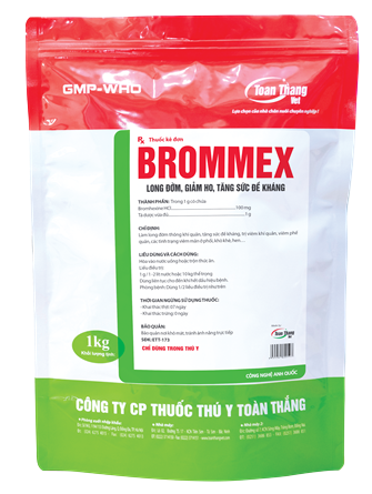 BROMMEX - LONG ĐỜM, GIẢM HO, TẮNG SỨC ĐỀ KHÁNG.