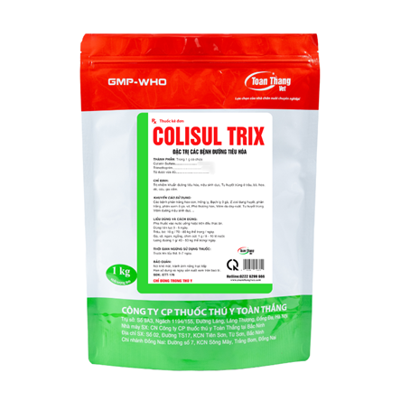COLISUL TRIX - Đặc trị bệnh đường tiêu hóa.