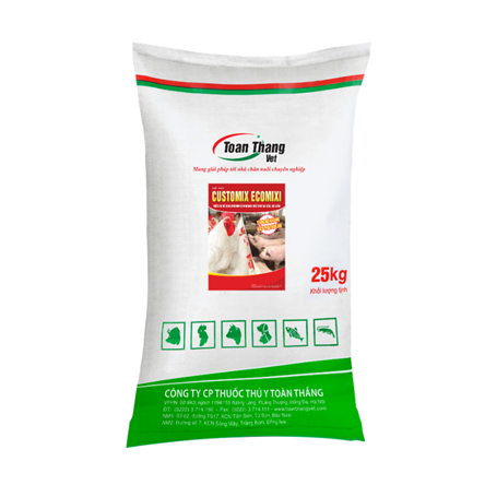 ECOMIXI CUSTOMIX - THỨC ĂN BỔ SUNG VITAMIN VÀ KHOÁNG CHẤT CHO GIA SÚC, GIA CẦM