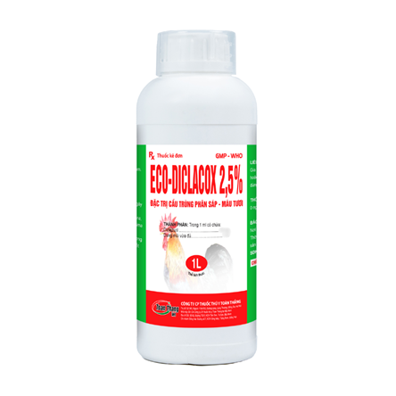 Eco Diclacox 2,5% - Điều trị cầu trùng, phân sáp, máu tươi