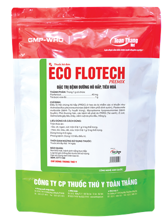 ECO - FLOTECH PREMIX - Special treatment for respiratory and digestive diseases.