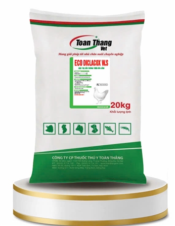 ECO - DICLACOX WS PREMIX - Đặc trị cầu trùng trên gia súc, gia cầm.