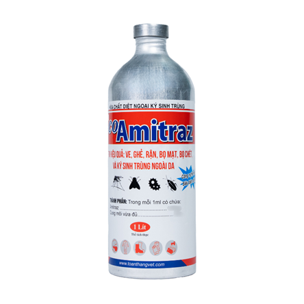 ECO AMITRAZ - Đặc trị hiệu quả ve ghẻ, bọ mạt, bọ chét, ký sinh trùng ngoài da.