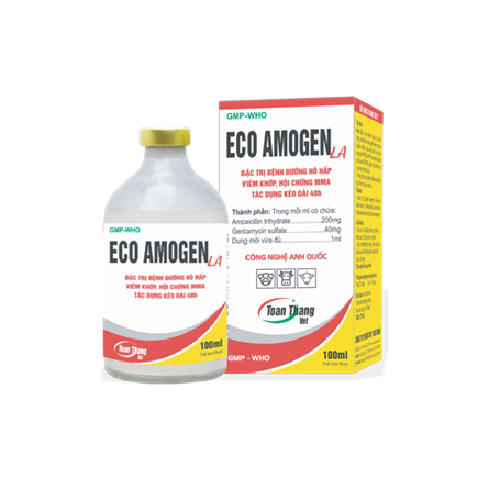 Eco Amogen La - Special treatment for respiratory diseases, arthritis, Mastitis syndrome - Inflammation of the uterus - Loss of milk