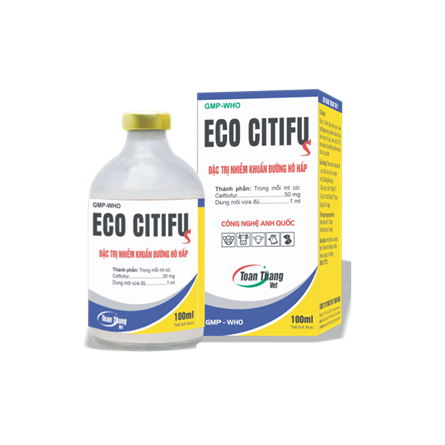 Eco Citifu S - Đặc trị nhiễm khuẩn đường hô hấp