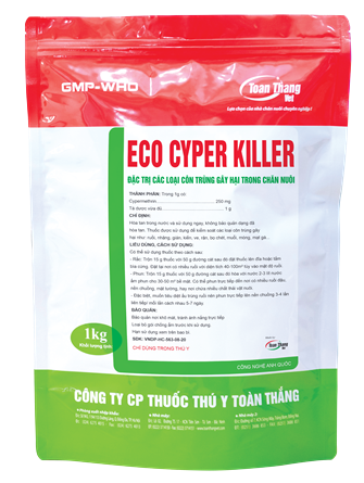 ECO - CYPER KILLER - Đặc trị các loại côn trùng gây hại trong chăn nuôi.