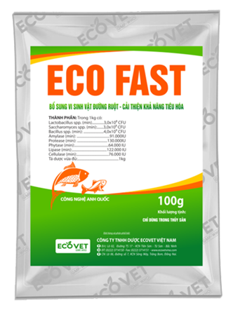 ECO FAST -Bổ sung vi sinh vật đường ruột, cải thiện khả năng tiêu hóa