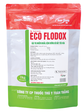 ECO FLODOX - Đặc trị nhiễm khuẩn, bệnh đường hô hấp, tiêu hóa