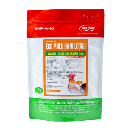 Eco Multi Đa Vi Lượng - Bung lông, bật cựa, kích thích tăng trọng