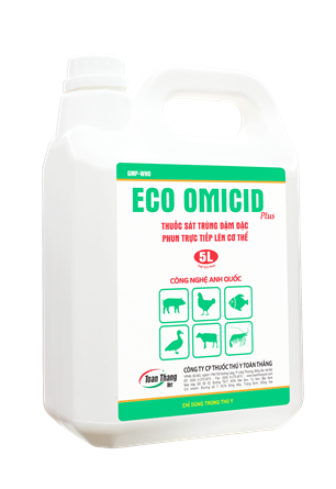 Eco Omicid Plus - Concentrated antiseptic sprayed directly onto the body