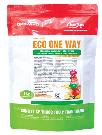 ECO ONE WAY - Fast weight gain, thick flank, beautiful appearance. Increase reproductive performance, increase resistance, anti-stress