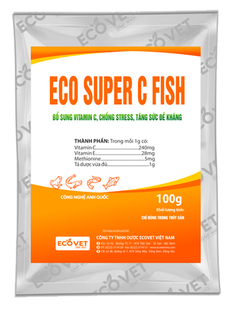 ECO SUPER C FISH - Bổ sung vitamin C, chống stress, tăng sức đề kháng cho cá.