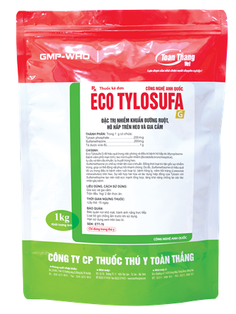 ECO TYLOSUFA - ĐẶC TRỊ NHIỄM KHUẨN ĐƯỜNG HÔ HẤP