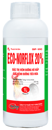 Eco Norflox 20% - Treatment for Respiratory and Digestive Tract Inflammation