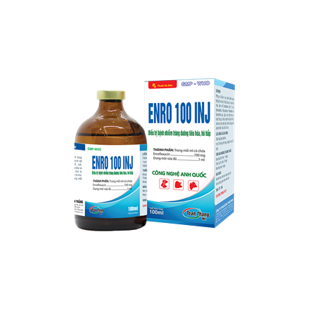 Enro 100 Inj - Treatment of gastrointestinal and respiratory infections