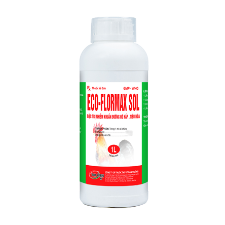 Eco Flormax Sol - Đặc trị nhiễm khuẩn đường hô hấp, tiêu hóa