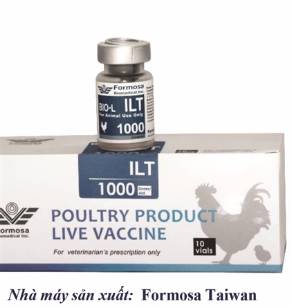 BIO-L ILT - Vaccine sống, viên đông khô, phòng bệnh viêm thanh khí quản truyền nhiễm trên gia cầm.