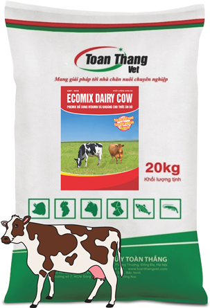 ECOMIX DAIRY COW - PREMIX SUPPLEMENTARY VITAMINS AND MINERALS FOR DAIRY COW FEED