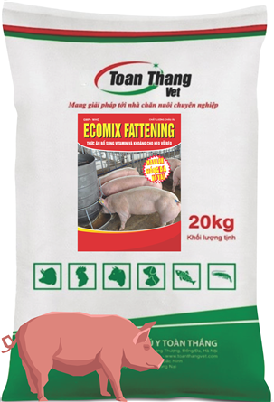 ECOMIX FATTENING - VITAMIN AND MINERAL SUPPLEMENTARY FEED FOR FATTENING PIGS