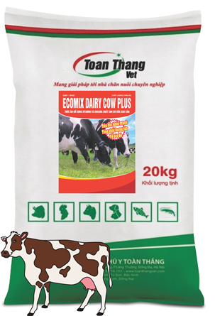 ECOMIX DAIRY COW PLUS - PREMIX SUPPLEMENTARY VITAMINS AND MINERALS FOR DAIRY COW FEED