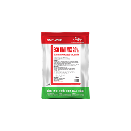 Eco Timi Mix 20% - Best Treatment of pneumonia in cattle and sheep, goats.