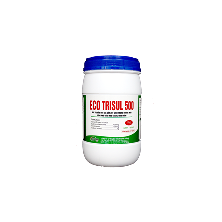Eco Trisul 500 - Đặc trị đầu đen gia cầm, ký sinh trùng đường máu, sưng phù đầu, máu loãng, mào thâm