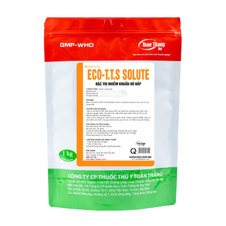 ECO - T.T.S SOLUTE  - Đặc trị nhiễm trùng đường hô hấp.
