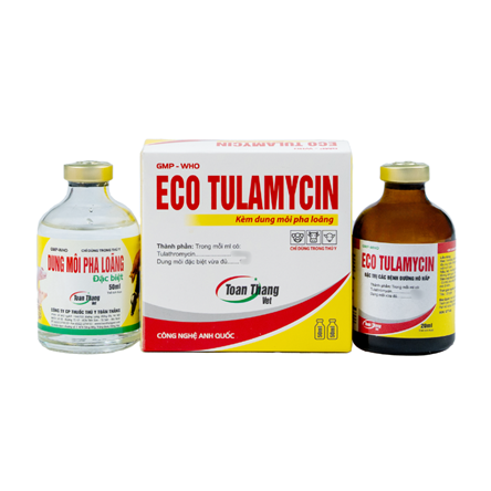 ECO TULAMYCIN - Đặc trị các bệnh đường hô hấp.
