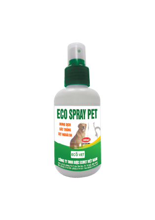 ECO - SPRAY PET - Spray to treat scabies, ticks, fleas on dogs.