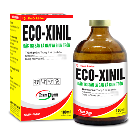 ECO - XINIL - Đặc trị sán lá gan và giun tròn.