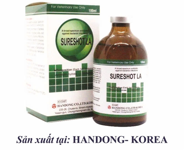 SURESHOT LA - Special treatment for Mastitis - Metritis - Loss of milk